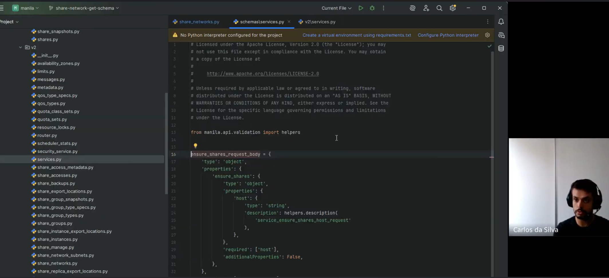 Schema Validation Development